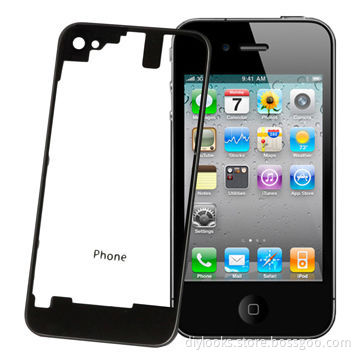 Transparent Glass Replacement Back Cover for iPhone 4S